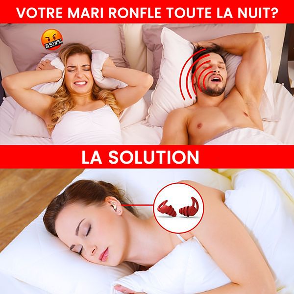 BOUCHON DE SOMMEIL réutilisable