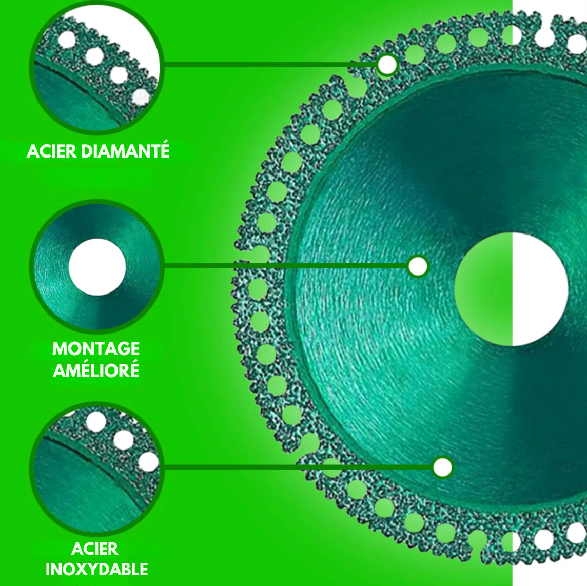 INDESTRUCTIBLE DISC - Coupez tout en quelques secondes