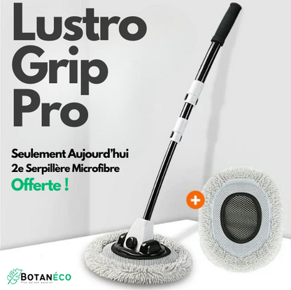 LustroGrip™ - Brosse de Nettoyage Microfibre