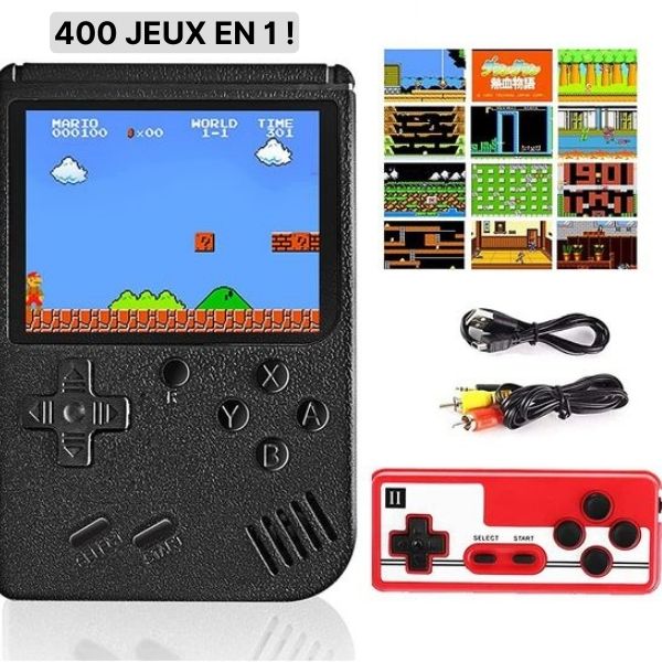 Console GameTendo™ - Avec plus de 400 jeux rétro !